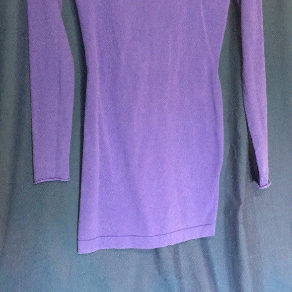 Purple fitted dress - Picture 7 of 7